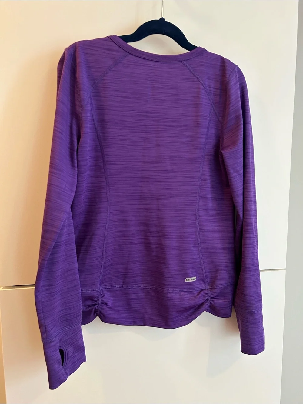 Danskin Now Purple Long Sleeve Active Dance Top - Size L/G (10/12)
